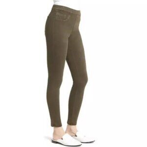 SPANX Jean-ish Ankle Olive Green Inner Shaping Panel‎ Legging #20018R MEDIUM